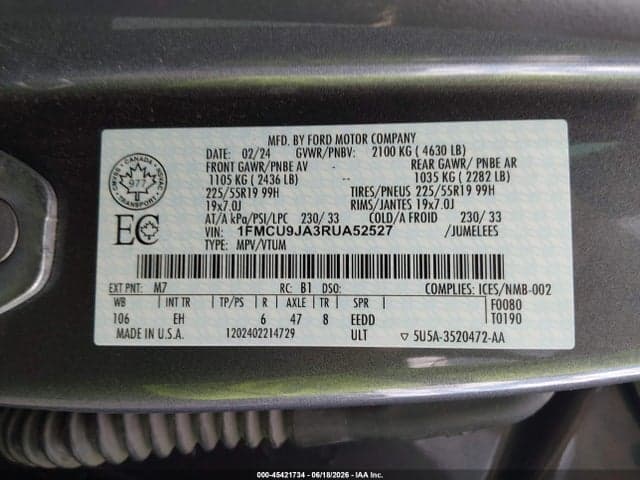 2024 FORD ESCAPE PLATINUM 9