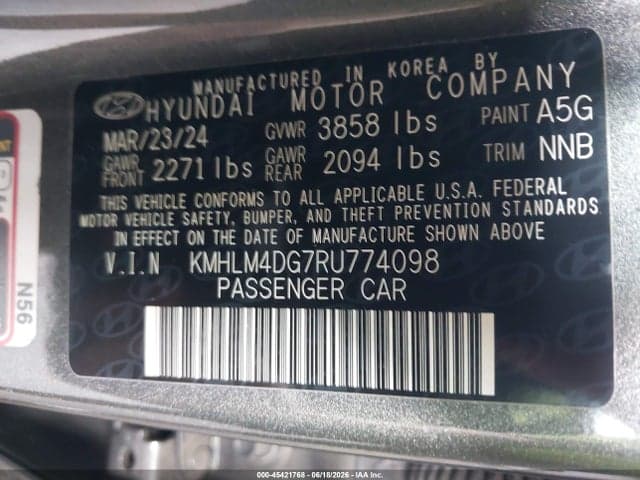 2024 HYUNDAI ELANTRA SEL 9