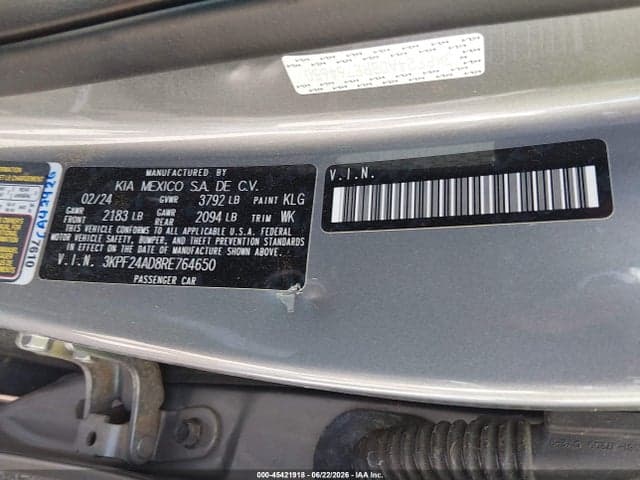 2024 KIA FORTE LXS 9