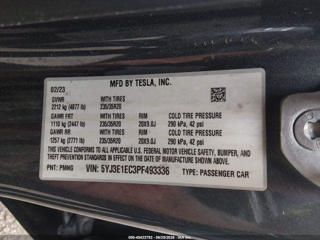 2023 TESLA MODEL 3 10