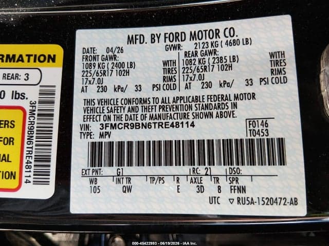 2026 FORD BRONCO SPORT BIG BEND 9