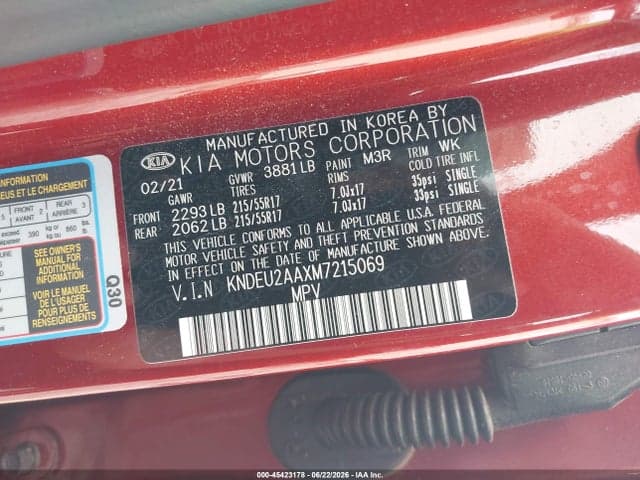 2021 KIA SELTOS S 9