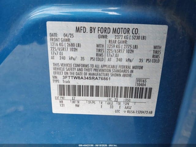 2025 FORD MAVERICK XL 9