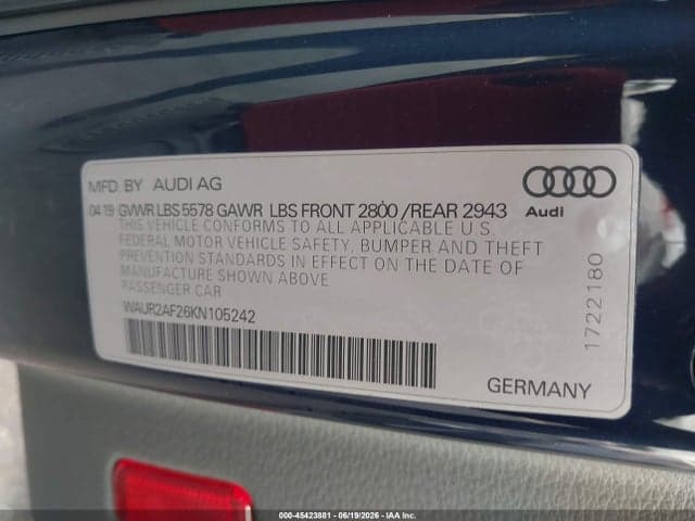 2019 AUDI A7 55 PREMIUM 9