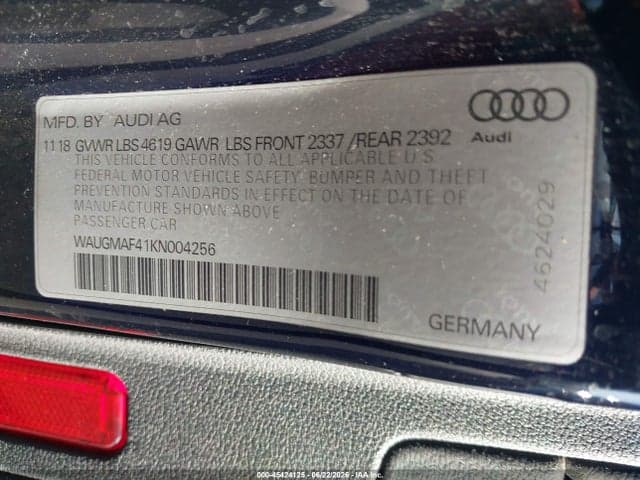 2019 AUDI A4 40 PREMIUM 9