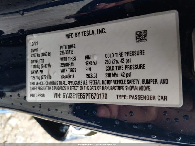 2023 TESLA MODEL 3 9