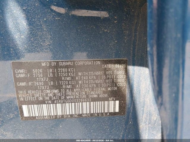 2025 SUBARU OUTBACK WILDERNESS 9