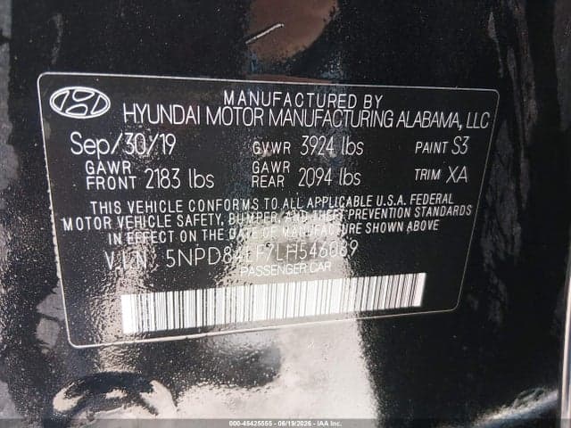 2020 HYUNDAI ELANTRA SEL 9