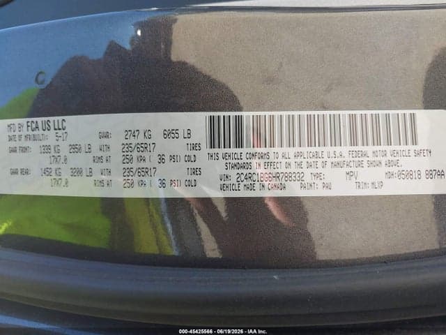 2017 CHRYSLER PACIFICA TOURING-L 9