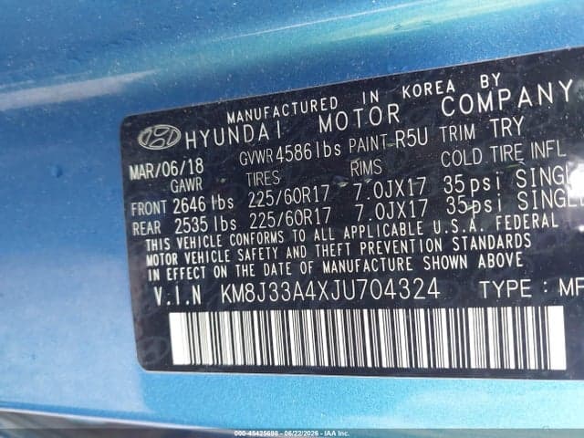 2018 HYUNDAI TUCSON SEL 9
