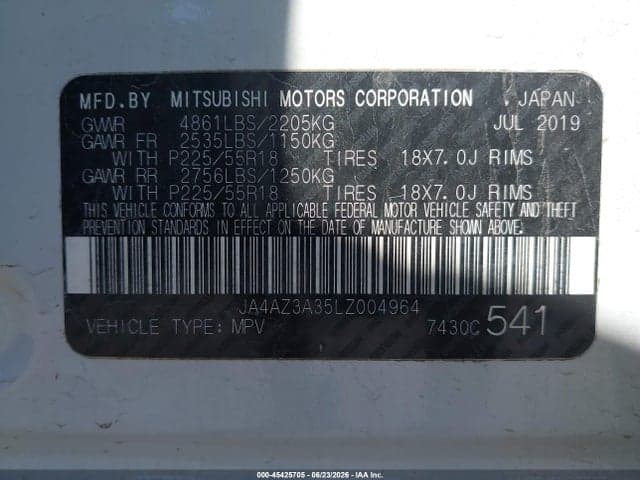 2020 MITSUBISHI OUTLANDER SE 9
