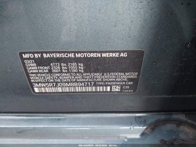 2021 BMW 330I XDRIVE 9
