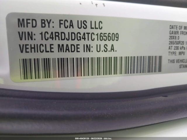 2026 DODGE DURANGO GT AWD 9