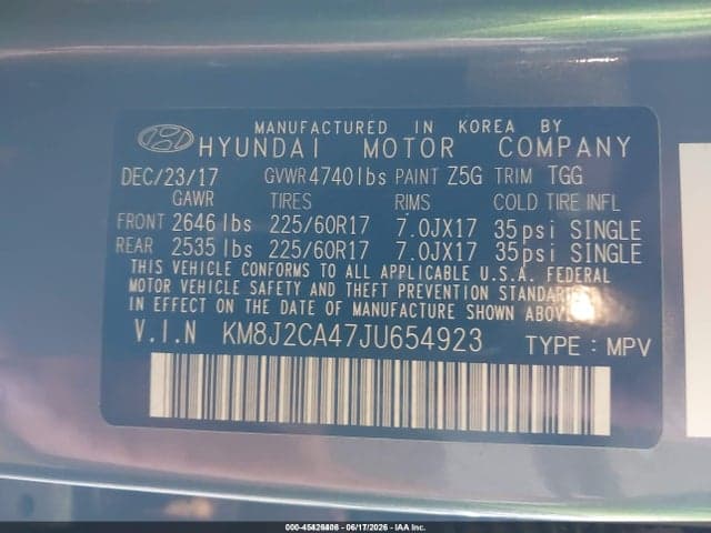 2018 HYUNDAI TUCSON SE 9