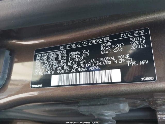 2013 VOLVO XC70 T6 9