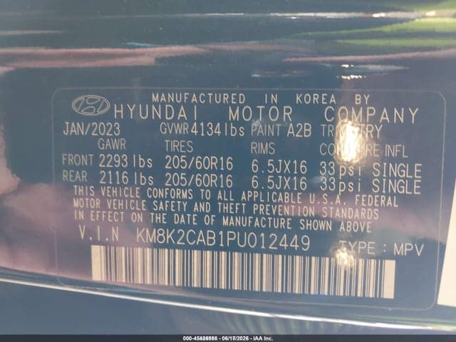 2023 HYUNDAI KONA SE 9