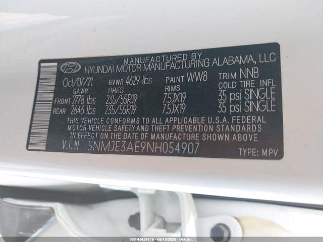 2022 HYUNDAI TUCSON LIMITED 9