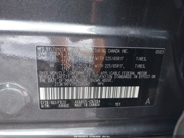 2023 TOYOTA RAV4 LE 9