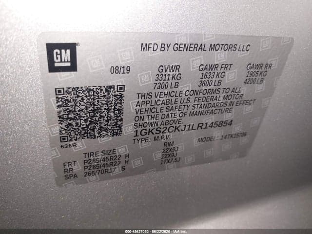2020 GMC YUKON 4WD DENALI 9