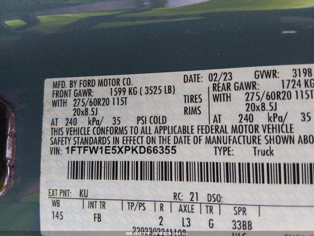 2023 FORD F-150 XLT 9