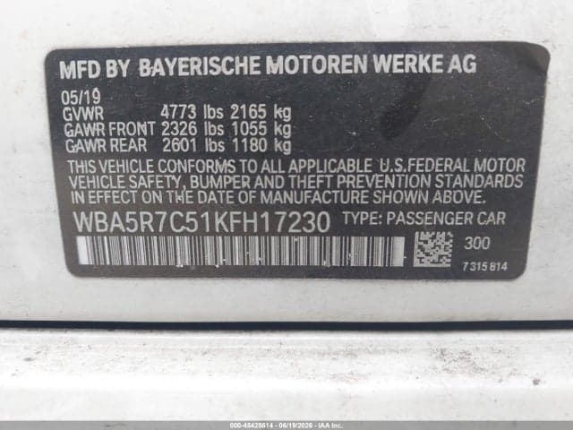 2019 BMW 330I XDRIVE 9