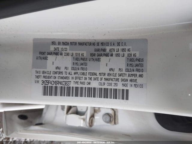 2024 MAZDA MAZDA3 2.5 S PREFERRED 9