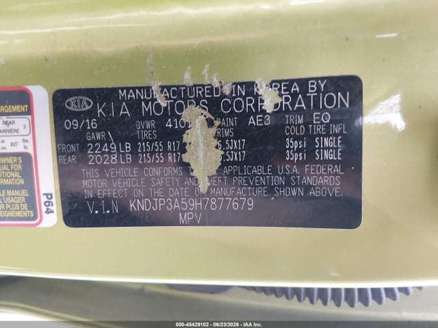 2017 KIA SOUL + 9