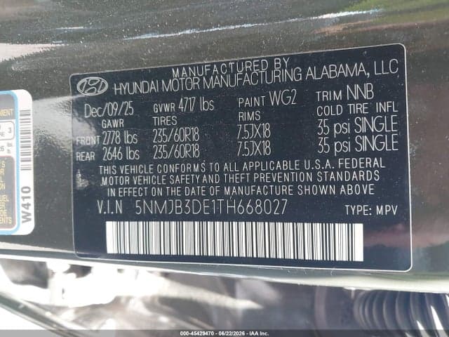 2026 HYUNDAI TUCSON SEL 9