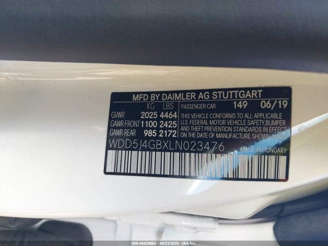 2020 MERCEDES-BENZ CLA 250 9