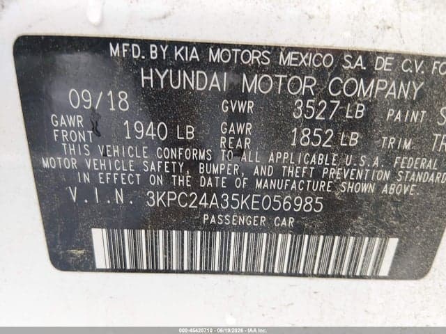 2019 HYUNDAI ACCENT SE 9