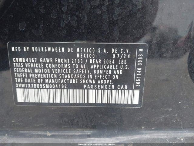 2025 VOLKSWAGEN JETTA 1.5T SE 9