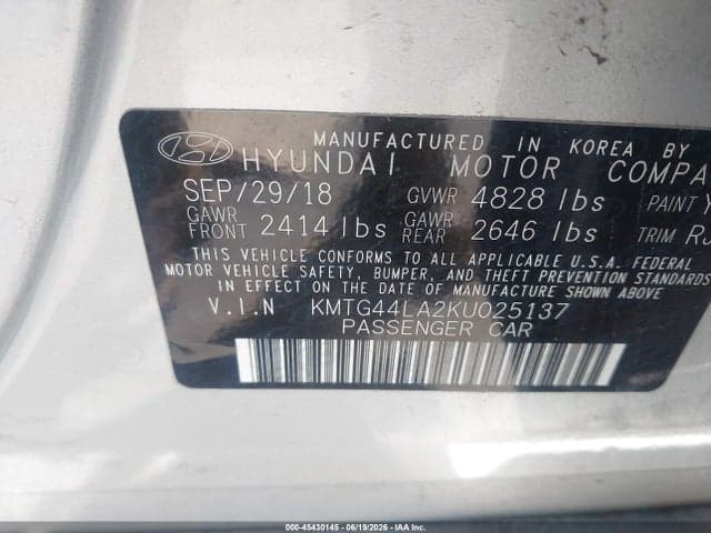 2019 GENESIS G70 2.0T 9