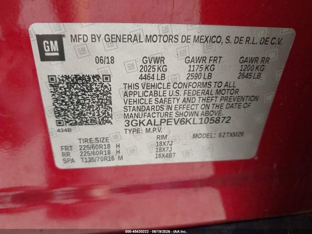 2019 GMC TERRAIN SLT 9