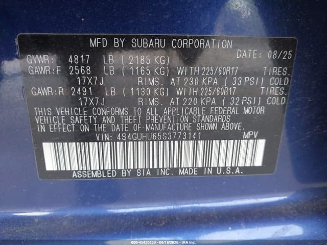 2025 SUBARU CROSSTREK WILDERNESS 9