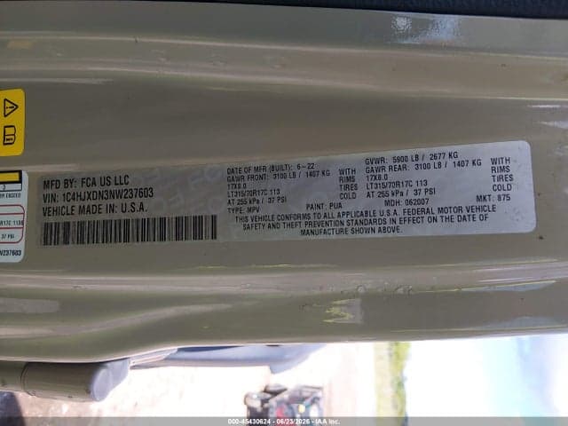 2022 JEEP WRANGLER UNLIMITED WILLYS SPORT 4X4 9