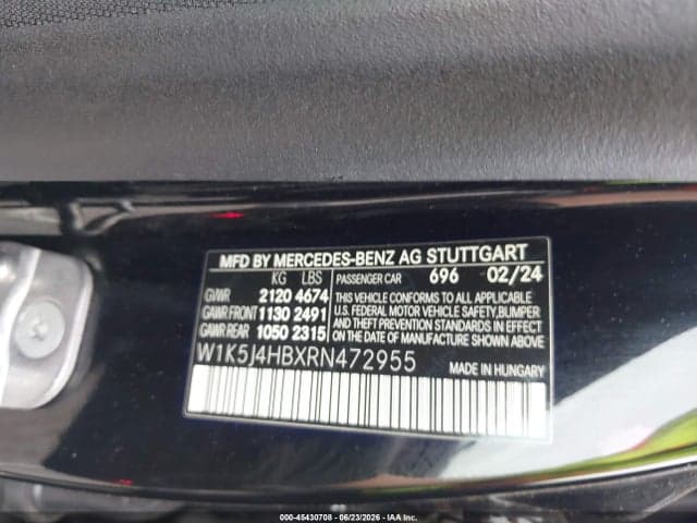 2024 MERCEDES-BENZ CLA 250 COUPE 4MATIC 9