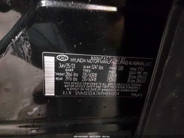 2023 HYUNDAI SANTA FE SE 9