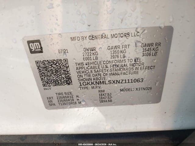 2022 GMC ACADIA FWD SLT 9