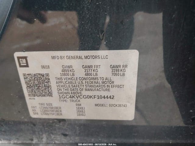 2019 CHEVROLET SILVERADO 3500HD WT 9