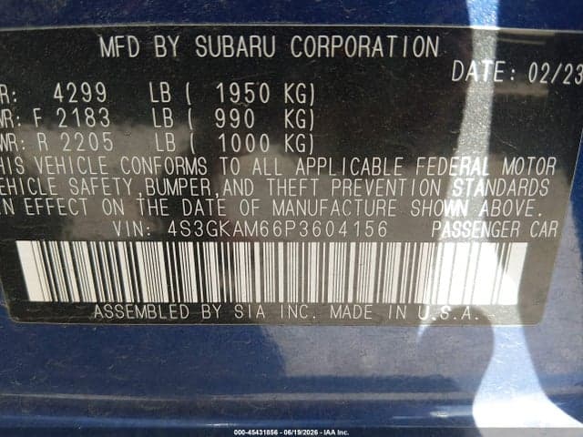 2023 SUBARU IMPREZA SPORT 9