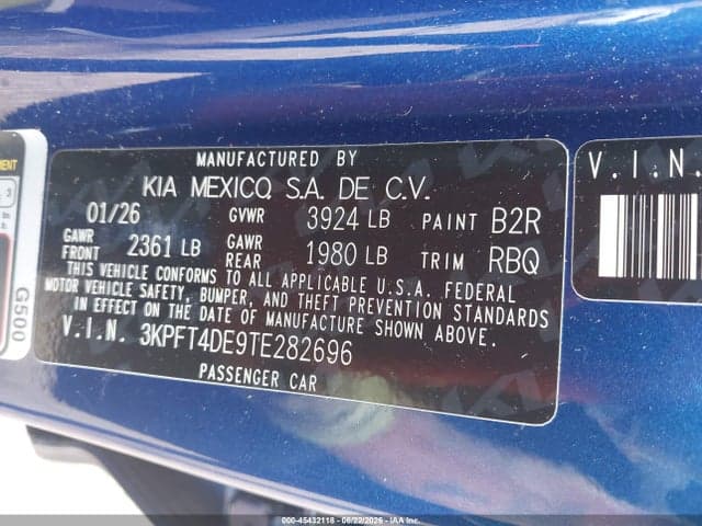 2026 KIA K4 LXS 9