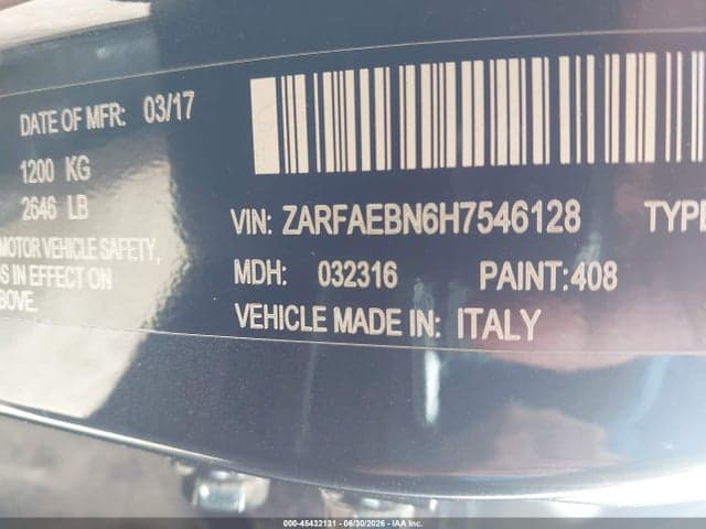 2017 ALFA ROMEO GIULIA RWD 9
