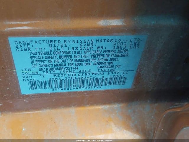 2021 NISSAN SENTRA SR XTRONIC CVT 9