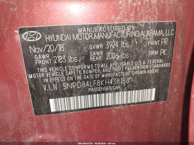 2019 HYUNDAI ELANTRA SEL 9