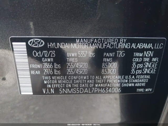 2023 HYUNDAI SANTA FE CALLIGRAPHY 9