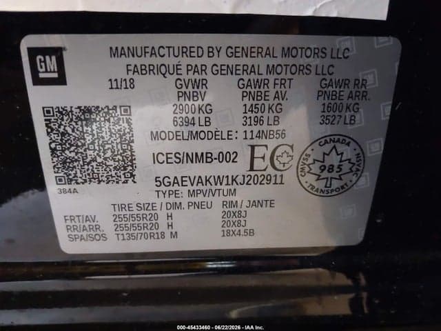 2019 BUICK ENCLAVE ESSENCE 9