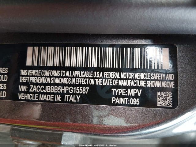 2017 JEEP RENEGADE LATITUDE 4X4 9