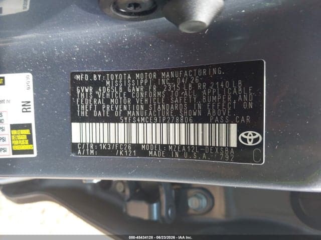 2026 TOYOTA COROLLA SE 9
