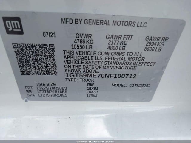 2022 GMC SIERRA 2500HD 4WD STANDARD BED SLE 8