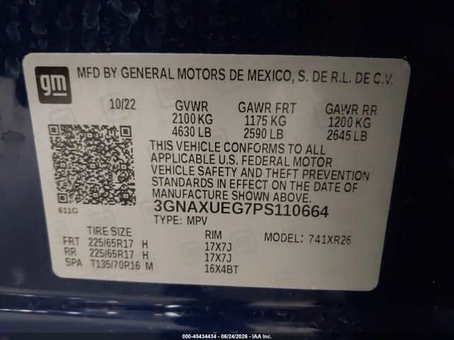 2023 CHEVROLET EQUINOX AWD LT 9